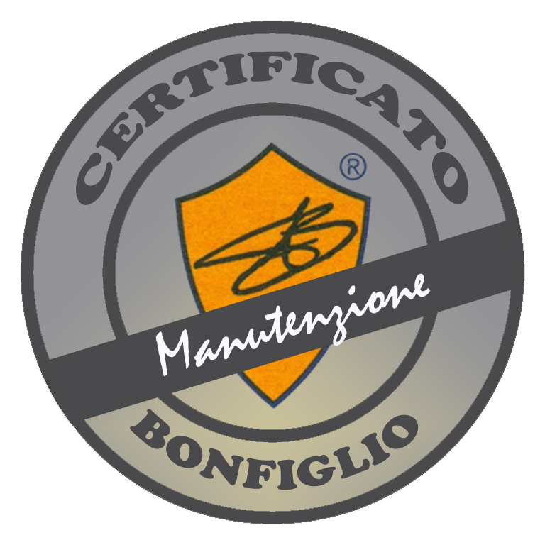 Logo certificazione manutenzione Bonfiglio